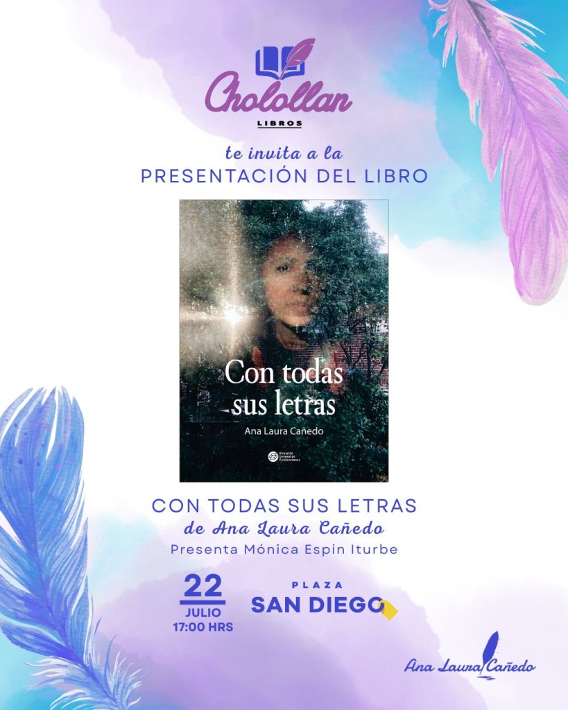 Presentación del libro. Plaza San Diego, 22 de Julio. Con Todas sus Letras