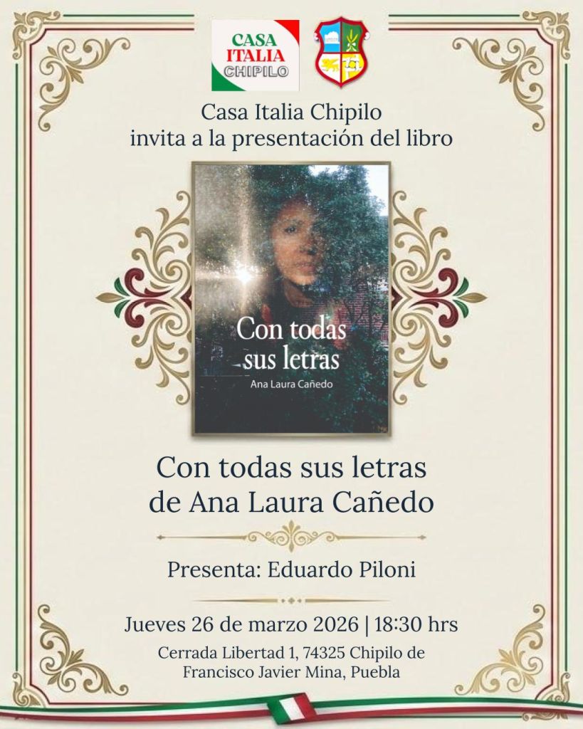 Presentación del Libro en Chipilo 2026